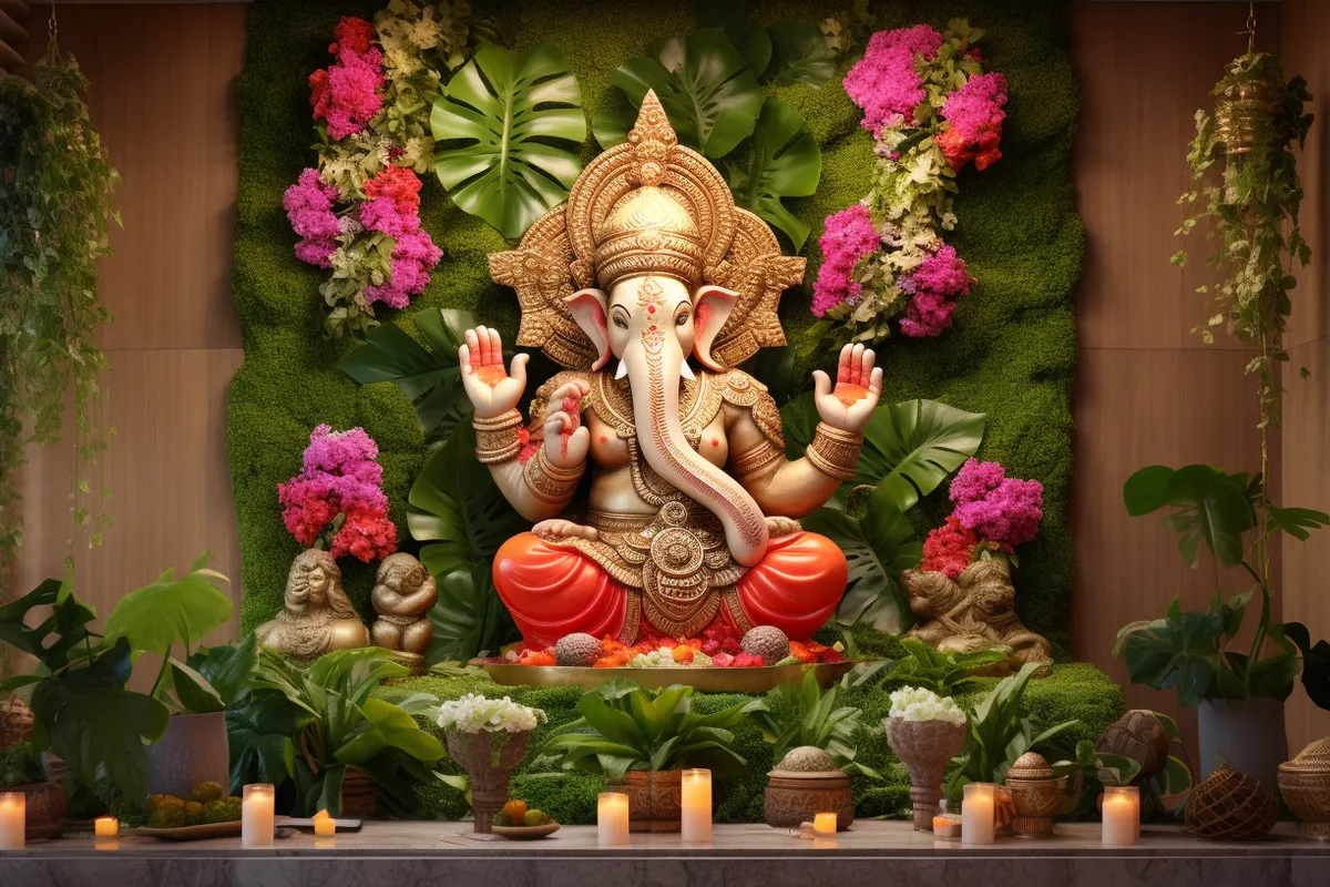 Eco-Chic and Auspicious: Ganpati Decoration Ideas with Celebrity Flair and Vastu Wisdom