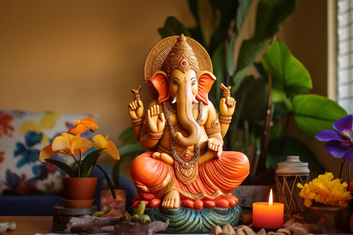 Ganpati Decoration at Hom Creative, Eco-Friendly, and Family-Friendly Ideas for Festive Splendor