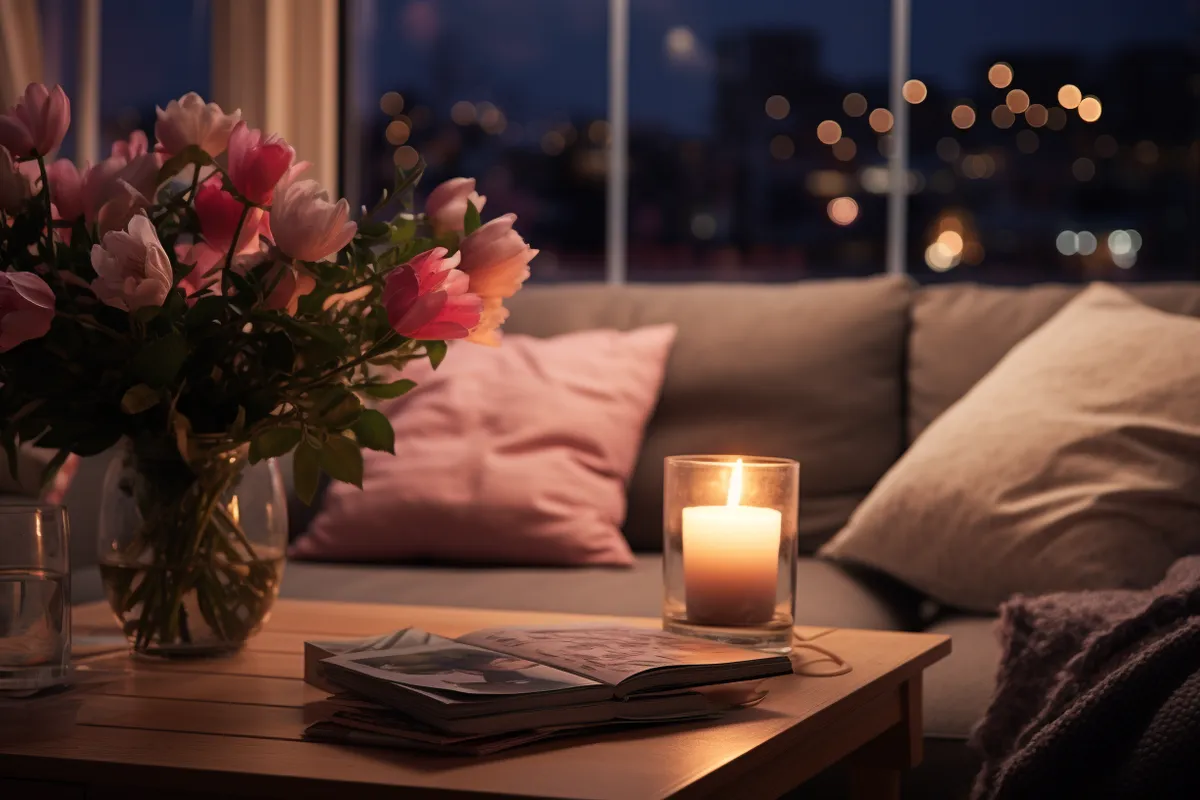 Revitalize Your Hom Mastering the Art of Decorating with Artificial Flowers and Lights