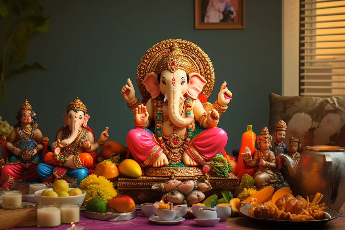 Ganpati Decoration at Hom Creative, Eco-Friendly, and Family-Friendly Ideas for Festive Splendor