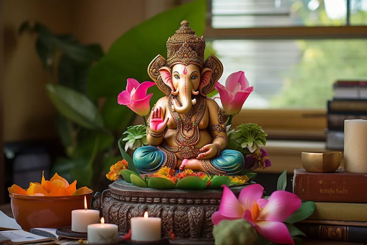 Ganpati Decoration at Hom Creative, Eco-Friendly, and Family-Friendly Ideas for Festive Splendor