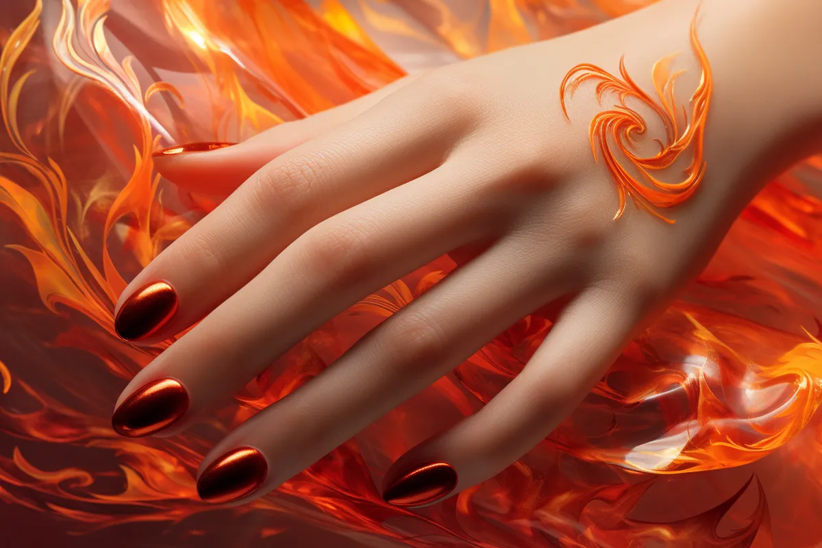 Set Fire to Your Fingertips: Mastering the Art of Flame Nail Designs for a Show-Stopping Look